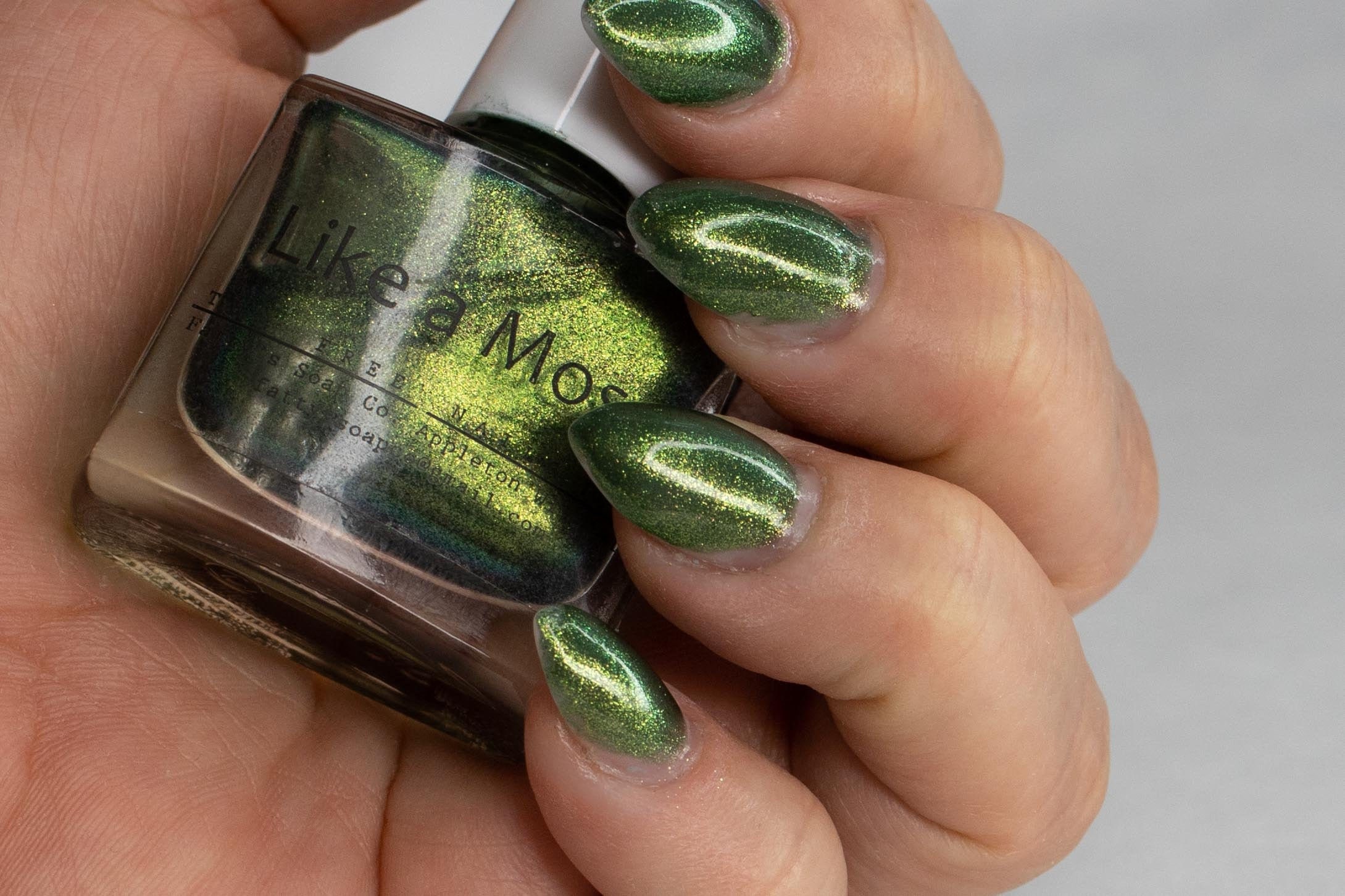 Like A Moss Indie Nail Polish 5 Free Polish One of a - Etsy Like A Moss Indie Nail Polish 5 Free Polish One of a - Etsy