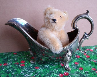 Vintage Silver-Plated Gravy Boat