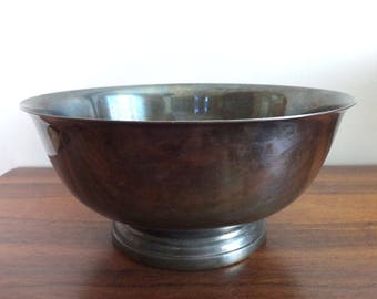 Vintage Silver Plated Serving Bowl