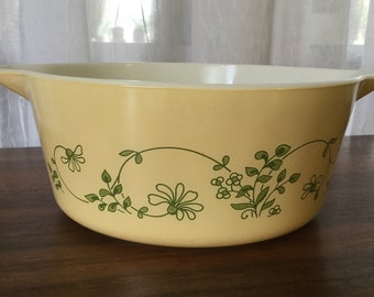 Vintage, Pyrex, Cinderella Bowl, Shenandoah Pattern