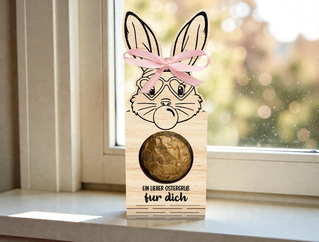 Easter Bunny Chocolate Holder SVG Laser Cut File,osterhase Geschenk ...