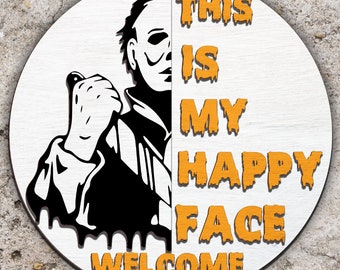 Halloween Door Sign Svg, Horror Character Svg, Horror Movie Door Sign Svg, Scary Movie Decor Svg,Halloween Cut File Svg, Glowforge Svg Files