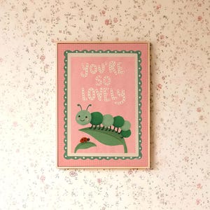 modern boho kids room poster for nursery