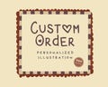 Custom Order Digital Art Personalized Illustration Made to Order Poster Unique Custom Gift Design