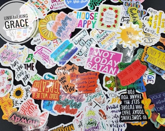 Mystery Random Christian Sticker Pack, Suprise Sticker Pack, Christian Sticker Pack, Religious Sticker Pack, Christian Gifts, No Repeats