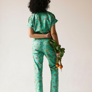 New Mint Garden Jumpsuit Printed jumpsuit Boiler-suit Romper image 5
