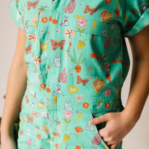 New Mint Garden Jumpsuit Printed jumpsuit Boiler-suit Romper image 2