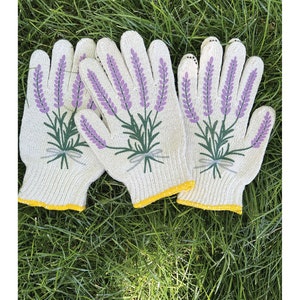 Nouveaux gants de jardinage lavande image 5