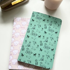 Carnet de notes au toucher doux en coquillages image 6