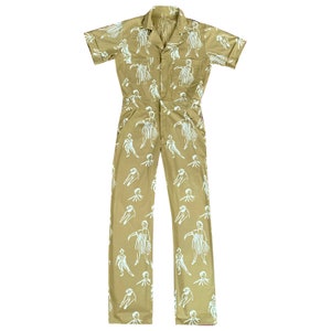 Willow Jumpsuit Printed jumpsuit Boiler-suit Romper Mustard image 3