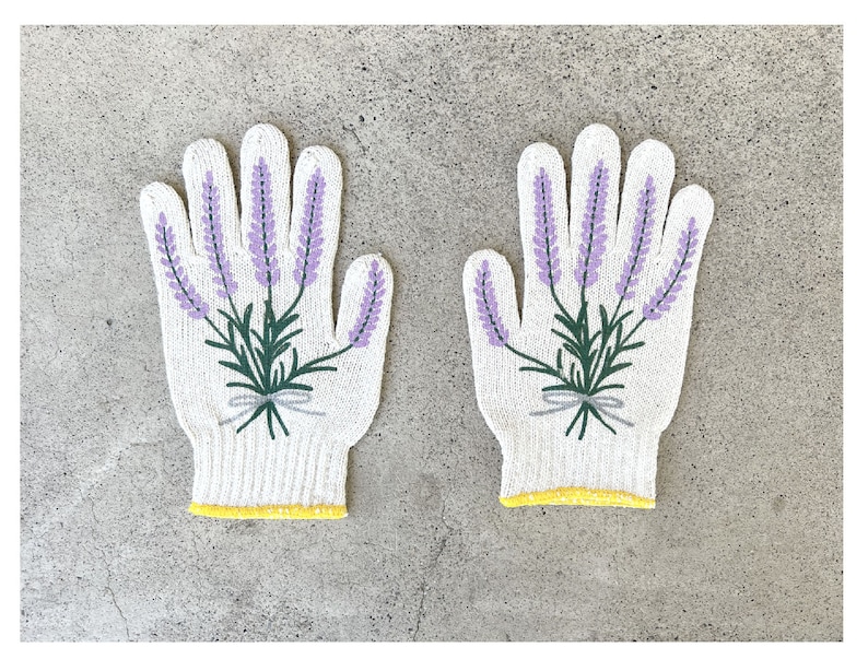 Nuevos guantes de jardinería de lavanda imagen 3