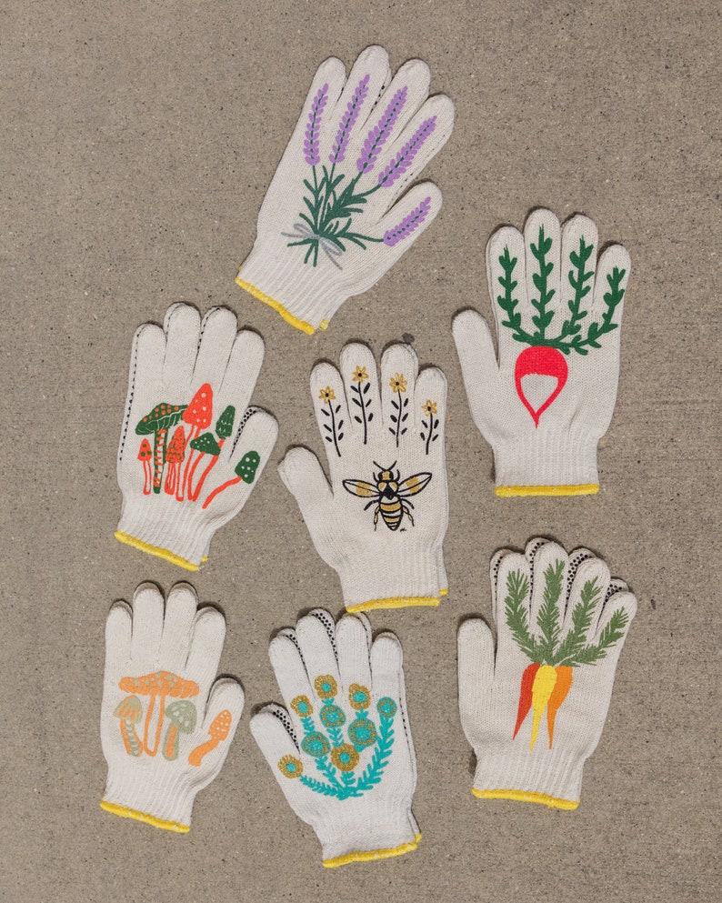 Nuevos guantes de jardinería de lavanda imagen 9