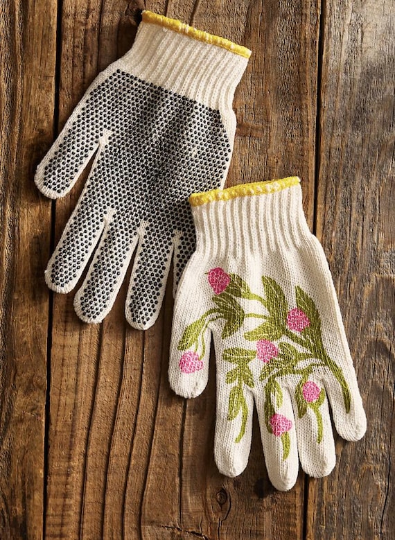New Raspberry Gardening Gloves