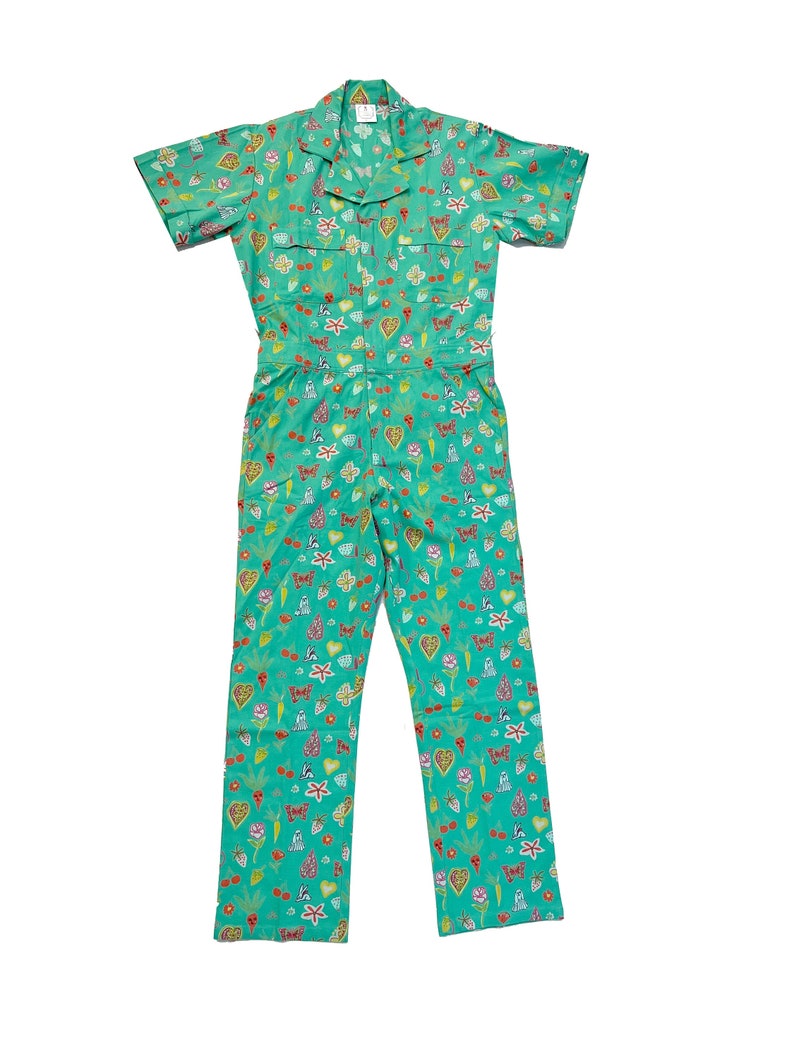 New Mint Garden Jumpsuit Printed jumpsuit Boiler-suit Romper image 6