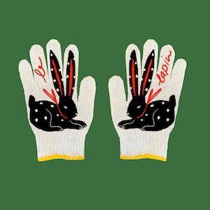 New! Le Lapin Bunny Gardening Gloves | Unique Gardening Gloves