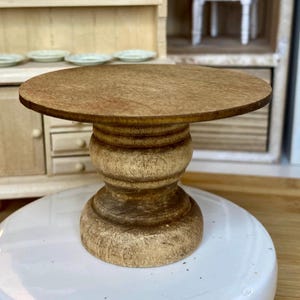 1:12 Scale Dollhouse Miniature Round Kitchen Table image 2