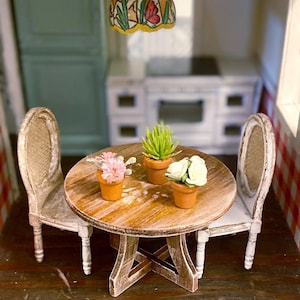 Miniature Kunstpflanzen im Topf, Maßstab 1:12