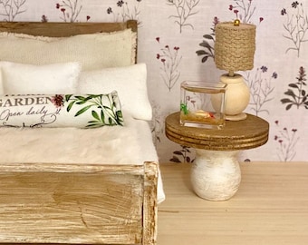Miniature Table, 1:12 Scale Dollhouse Furniture