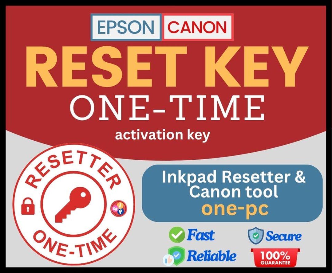 PRINTER RESET KEY | One-time - Etsy