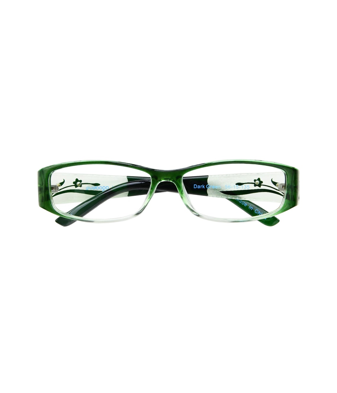 EyeBOGO Kaylee 2-Pack Stylish Reading Glasses For Women – Rectangle Frames, Multi-Color, +0.50 To +6.00