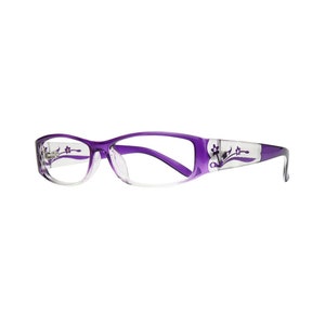 EYEBOGO Kaylee Purple Stylish Reading Glasses for Women
