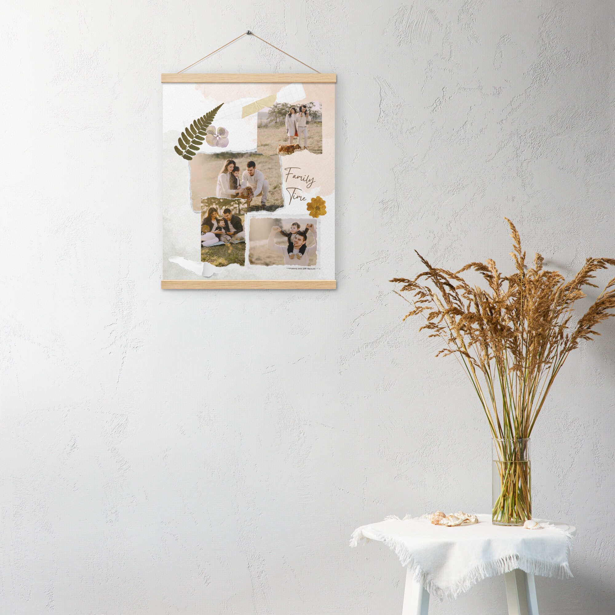 Personalized Family Collage Wall Art | Custom Family Photo Decor ...