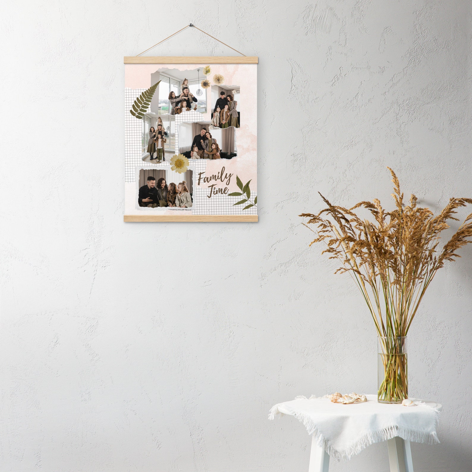 Personalized Family Collage Wall Art | Custom Family Photo Decor ...