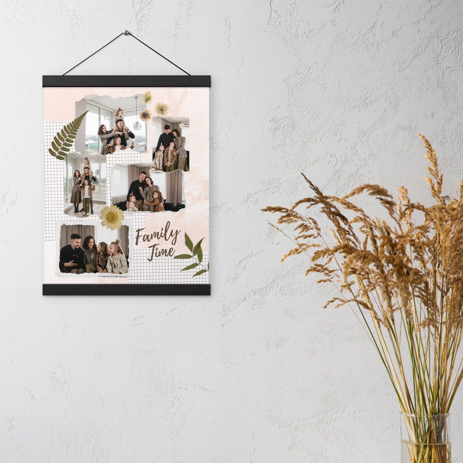 Personalized Family Collage Wall Art | Custom Family Photo Decor ...