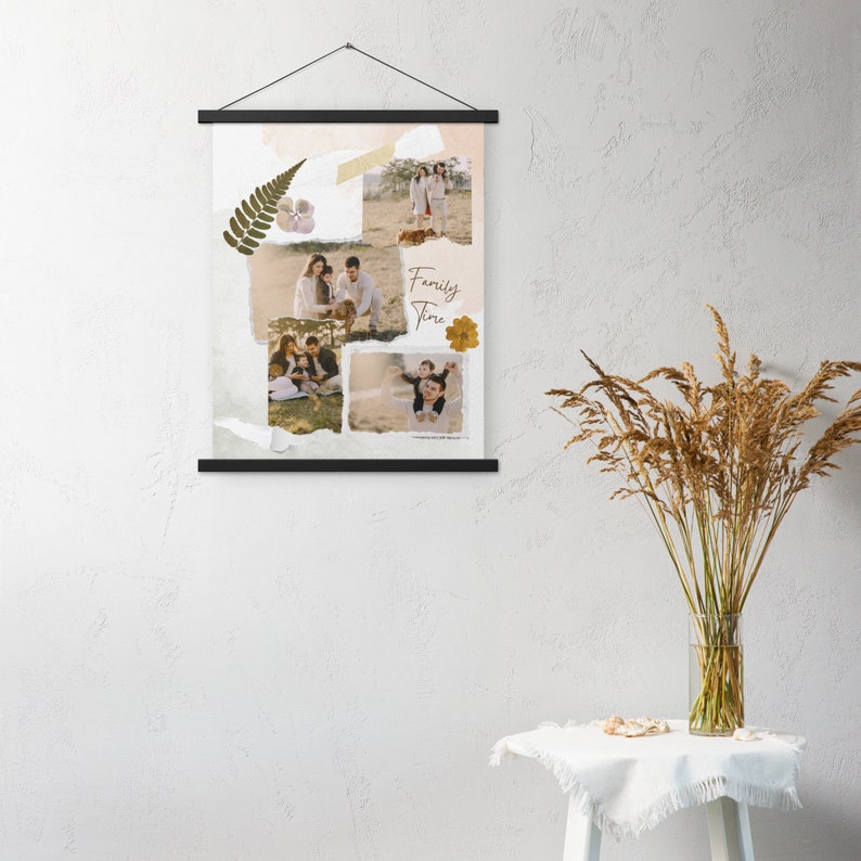 Personalized Family Collage Wall Art | Custom Family Photo Decor ...