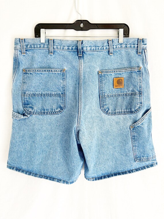 Vintage 90’s CARHARTT Made in U.S.A. Denim Shorts… - image 4