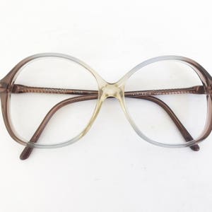 Vintage 80's Italian Ombre Oversized Frames image 1