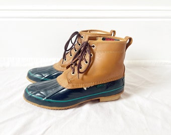 Vintage 80’s Sporto Rain Duck Boots. Women’s 9 US
