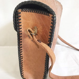 Vintage 1950's Western Tooled Leather Purse - Etsy