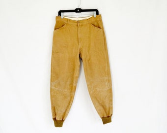 Vintage 50's/60's Blue Bill Red Head Hunting Utility Pants. Men's Small