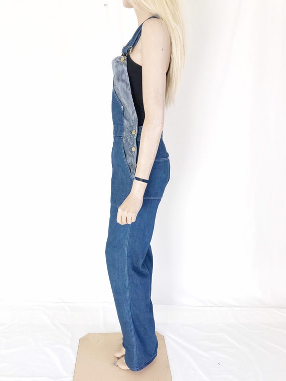 Vintage 70’s Flared Denim Overalls. Women’s Small - image 8