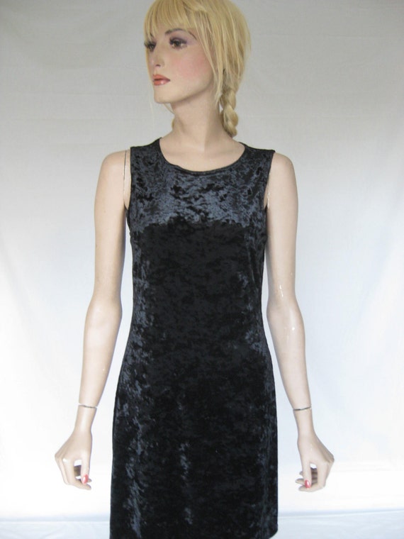 Vintage 90's VELVET Grunge  Dress