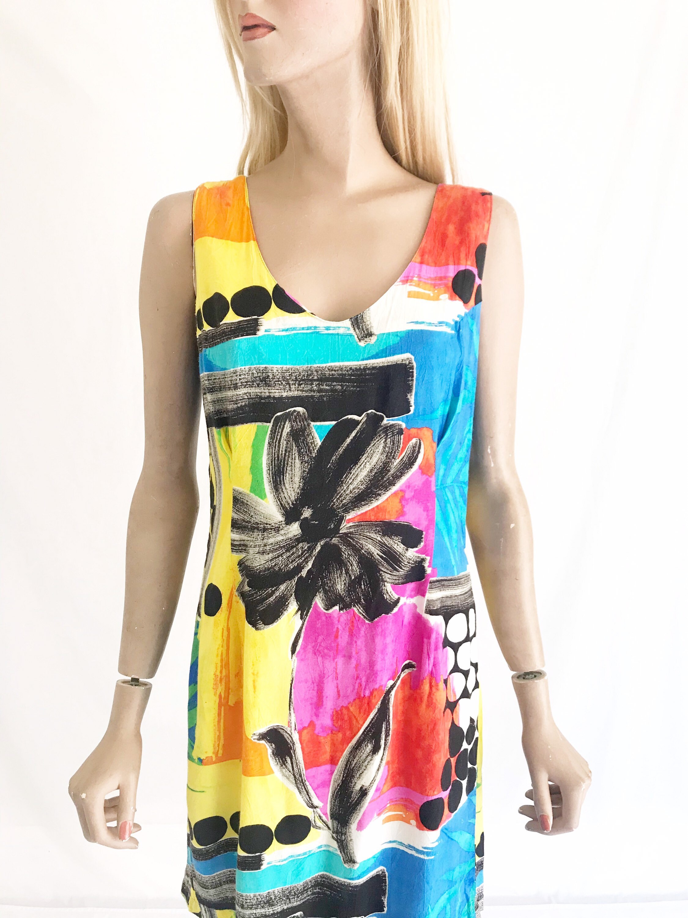 Vintage 80s Jams World Dress. Size Medium Etsy Canada