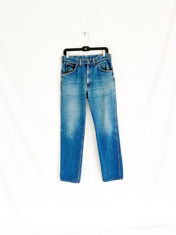 Vintage CARHARTT Denim Straight Leg Jeans. Made i… - image 4