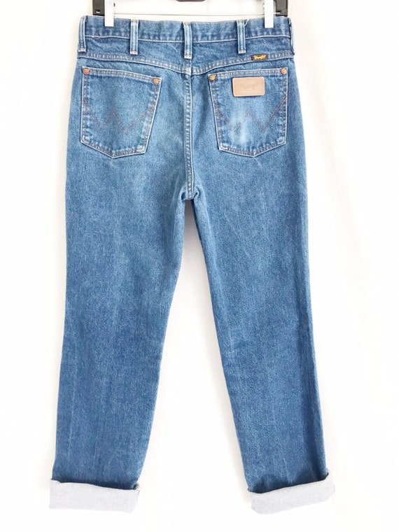 Vintage 80's Wrangler Made in U.S.A. Straight Leg… - image 7
