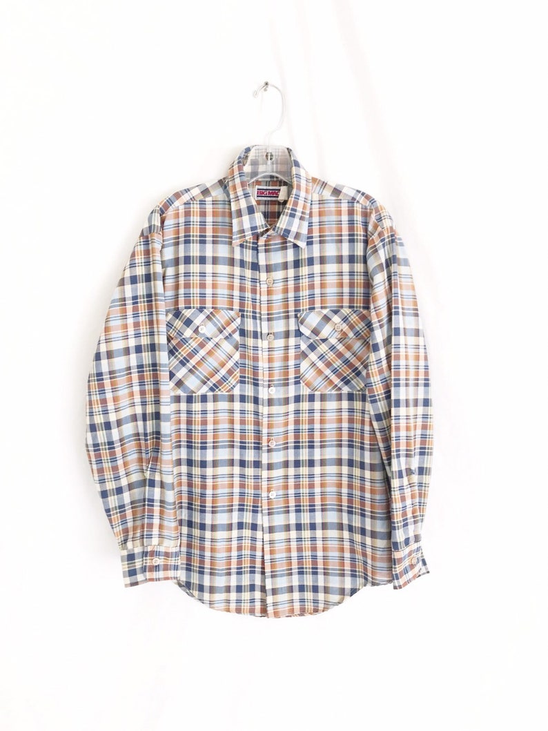 Vintage 70/'s Big Mac Work Shirt Men/'s Medium