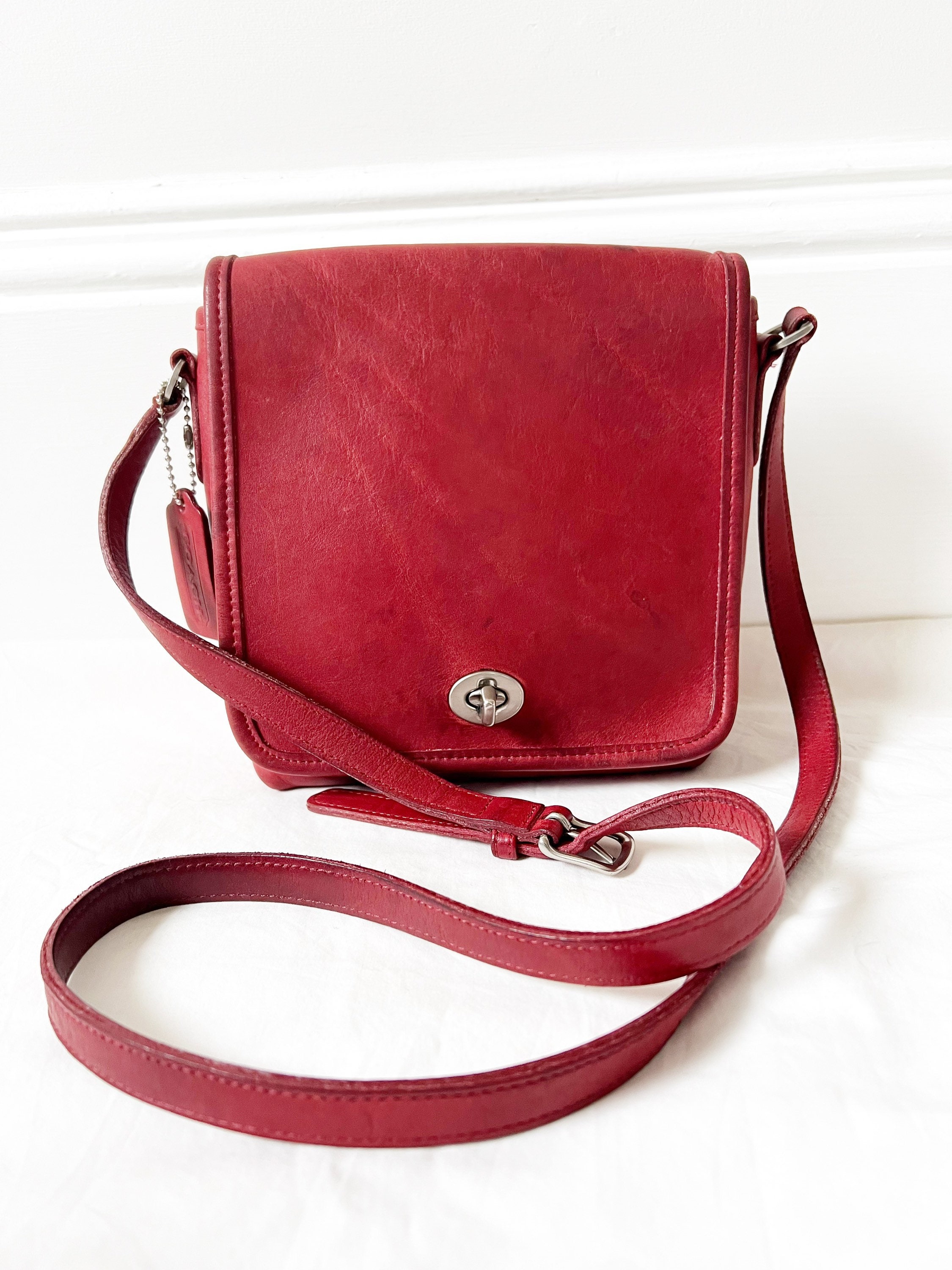 Vintage Coach Red Companion Flap #9076 Bag Talk 