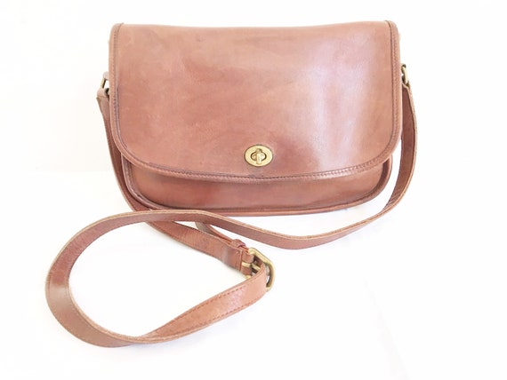 Vintage 80’s Coach Brown Leather Purse