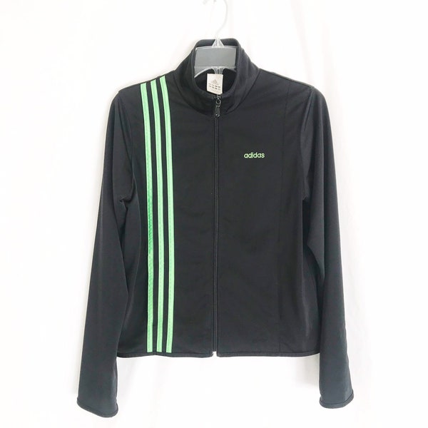 Vintage Adidas Three Stripe Track Jacket. Women's X Small