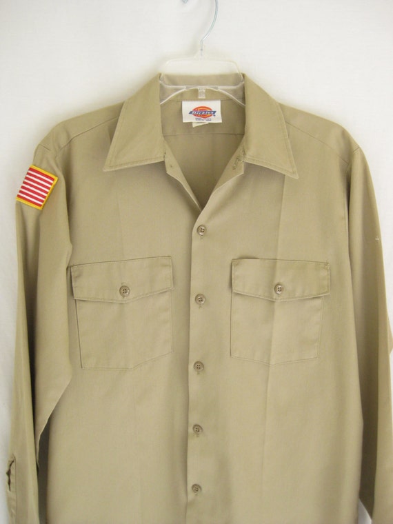 Vintage DICKIES Made in U.S.A. Uniform/ Work Shirt. - Etsy Vintage DICKIES Made in U.S.A. Uniform/ Work Shirt. - Etsy