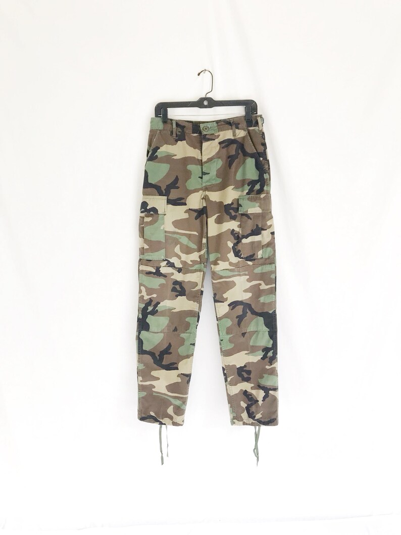 vintage camo pants mens