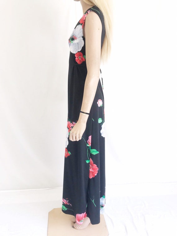 Vintage 70's Printed Maxi Dress. Women's Small - image 5