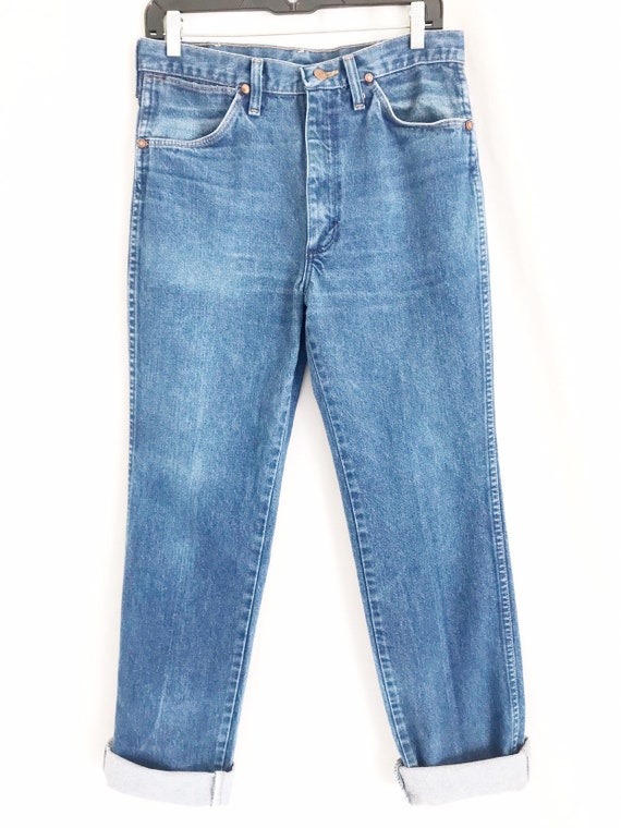 Vintage 80's Wrangler Made in U.S.A. Straight Leg… - image 4