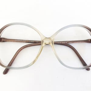 Vintage 80's Italian Ombre Oversized Frames image 2