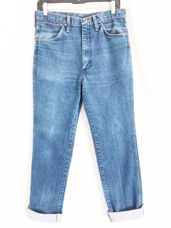 Vintage 80's Wrangler Made in U.S.A. Straight Leg… - image 3