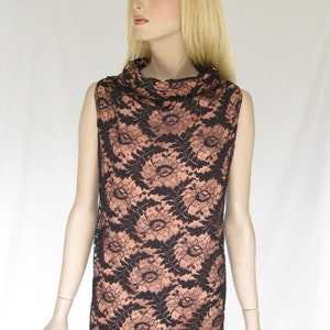 Vintage 60's Mod Lace Cocktail Dress. Women's Medium image 1